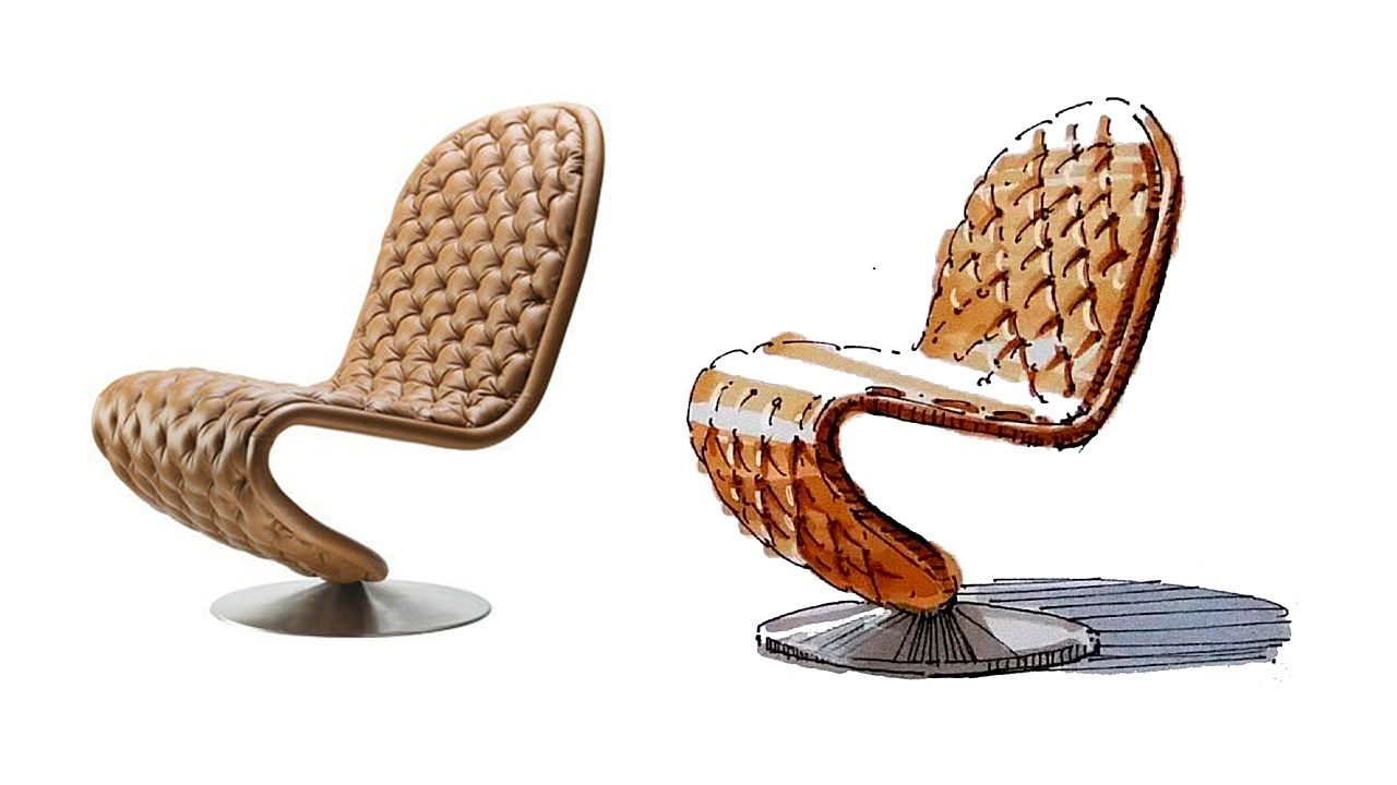 手繪家具快速表現 實景圖參照下的技巧與魅力